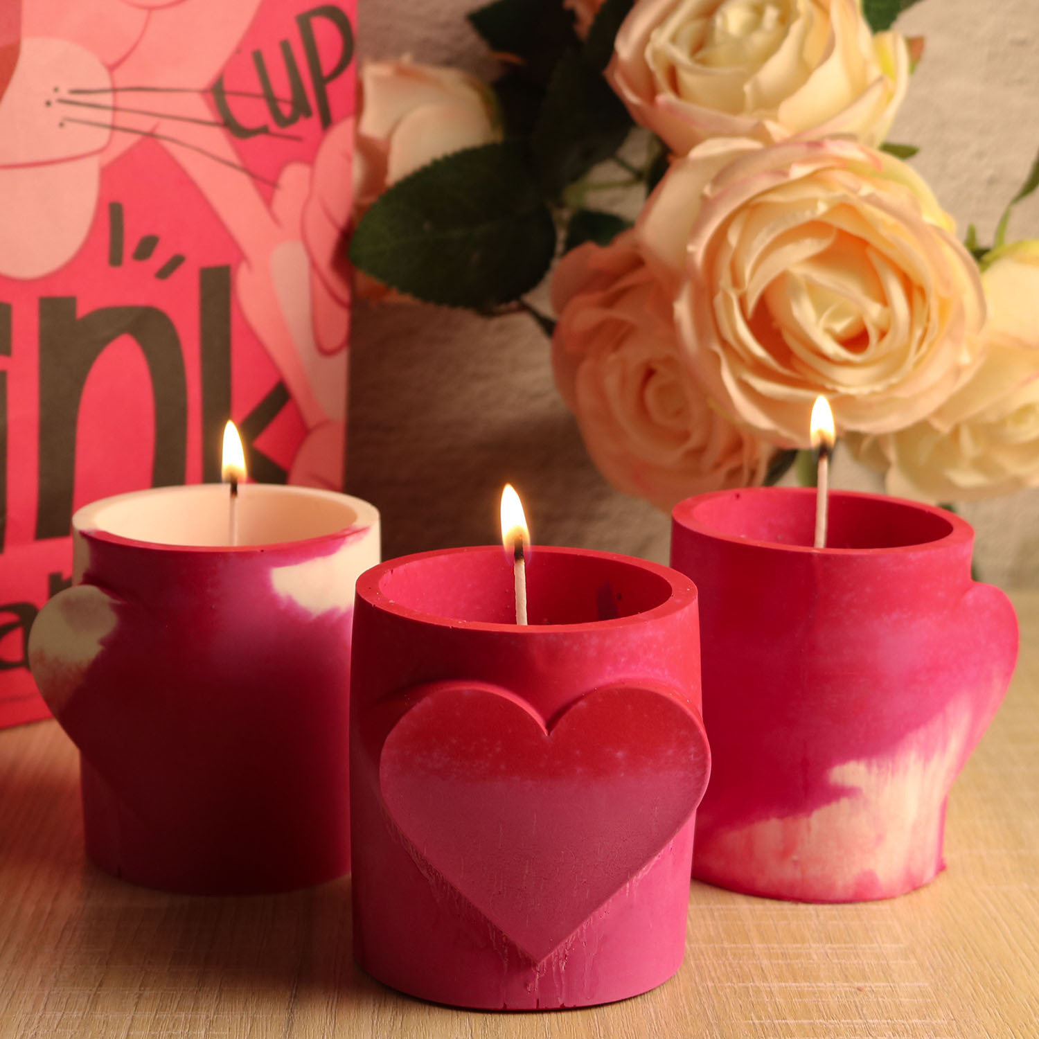 Soap Making Scents - แม่พิมพ์ซิลิโคนเทียนหอมรูปเชิงเทียนน่ารักงานหัตถกรรมทำมือแบบทำมือแม่พิมพ์สบู่ปูนปลาสเตอร์ทำเทียนเครื่องมือตกแต่งบ้าน