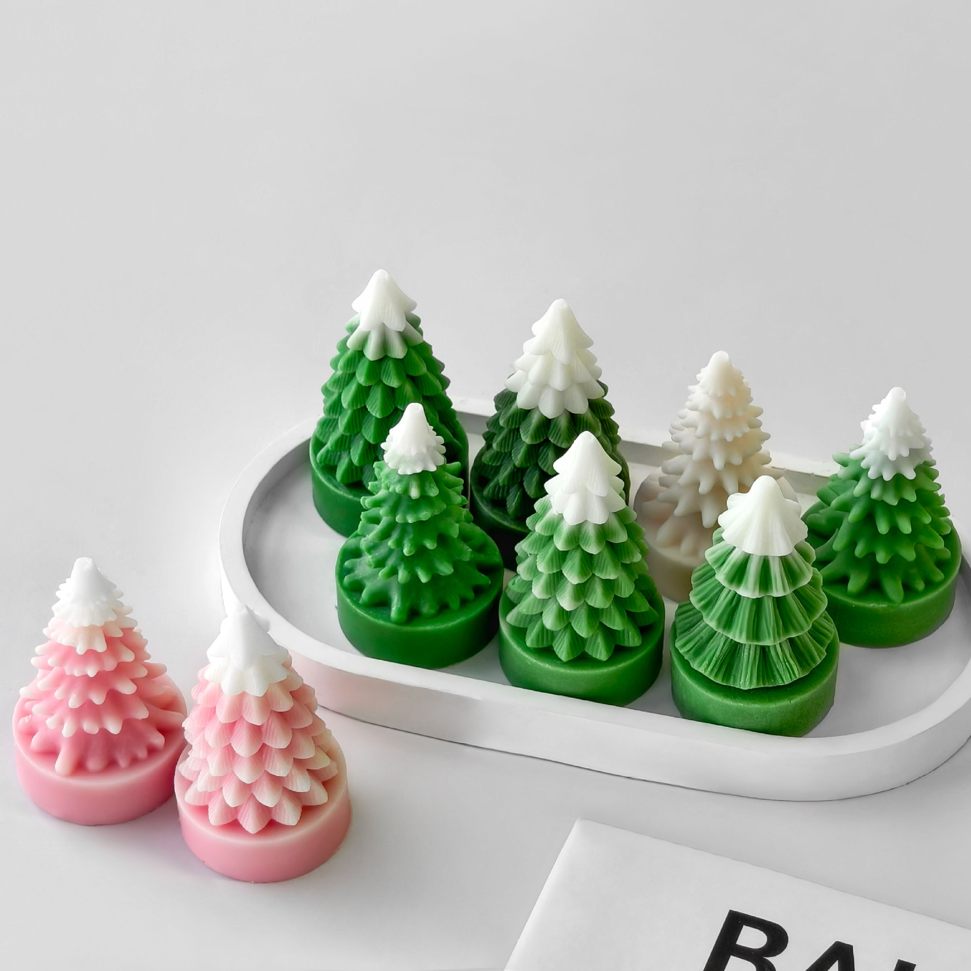 Soap Making Scents - DIY Mini Christmas Tree แม่พิมพ์ซิลิโคน Handmade