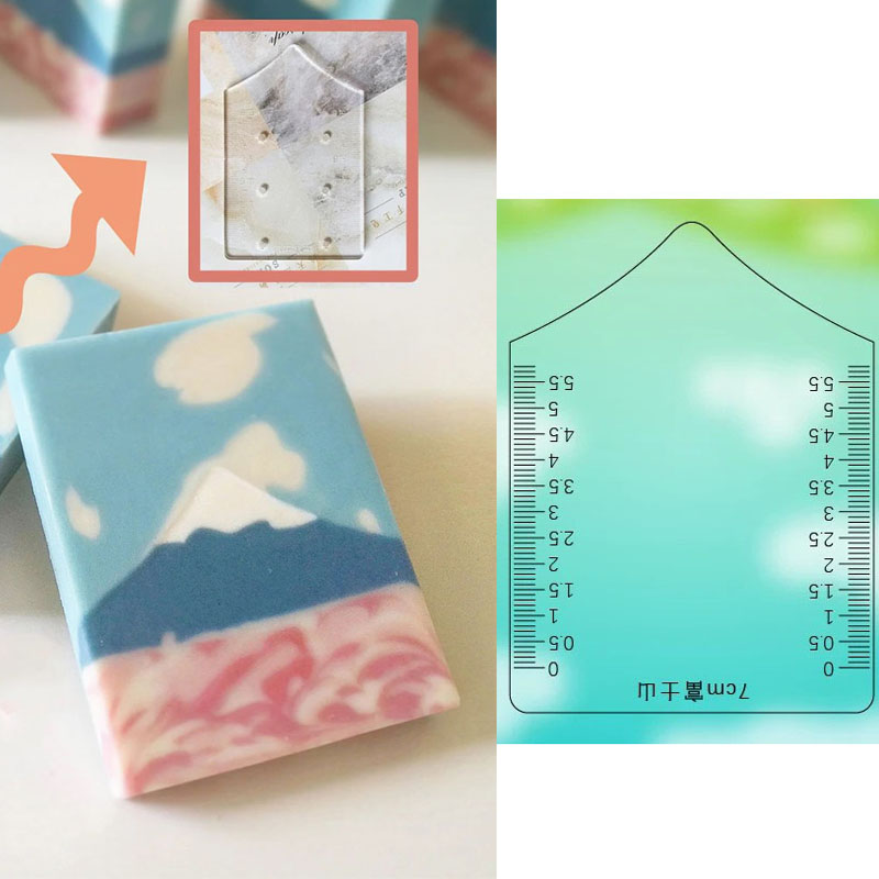 Soap Making Hobby - Moutain เครื่องขูดสบู่ทำด้วยมืออุปกรณ์ทำสบู่ทำมือแม่พิมพ์เย็นชุดกล่องเครื่องมือ cutterart งานอดิเรก Coupe savon