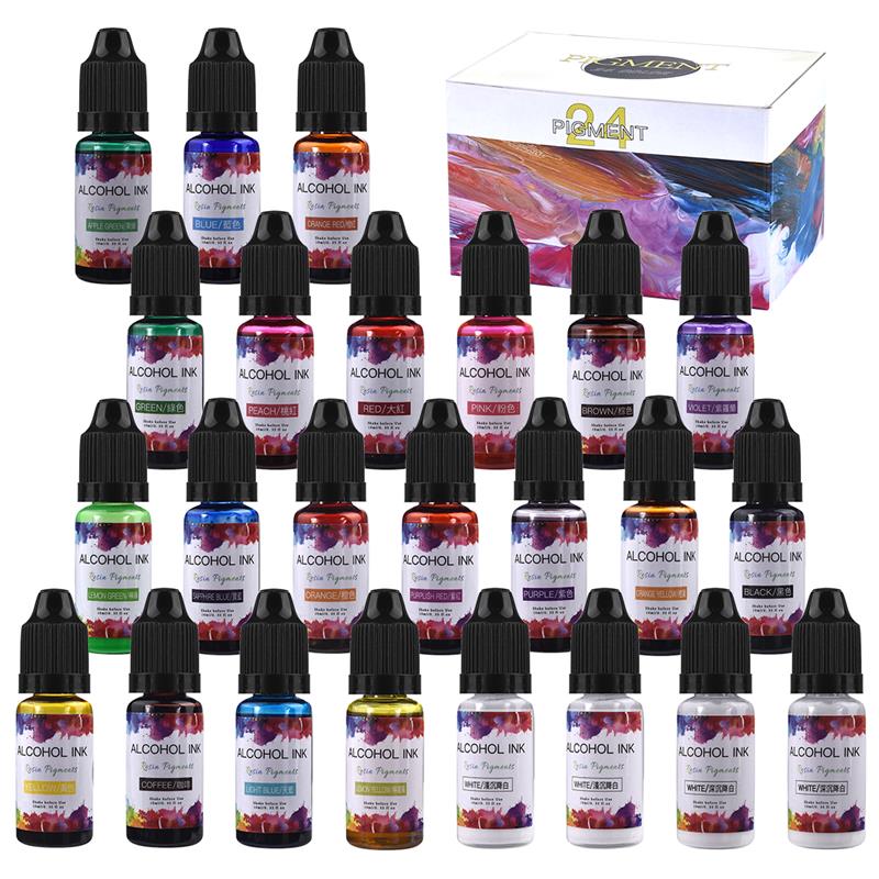 Soap Making Diy Kit - ชุดสีเรซิ่นอีพ็อกซี่อุปกรณ์ทำสบู่เทียนทำสบู่ย้อมสีของเหลวชุดทำแม่พิมพ์ซิลิโคนสำหรับงานฝีมือเรซินอีพ็อกซี่