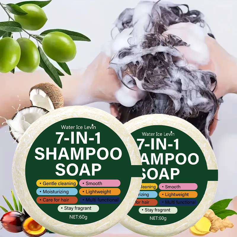 Soap Making Glycerin - สบู่แชมพู 7-อิน-1 | สูตรพืชออลอินวันเพื่อการทำความสะอาดและให้ความชุ่มชื้นอย่างอ่อนโยน น้ำหอมบางเบาและติดทนนาน