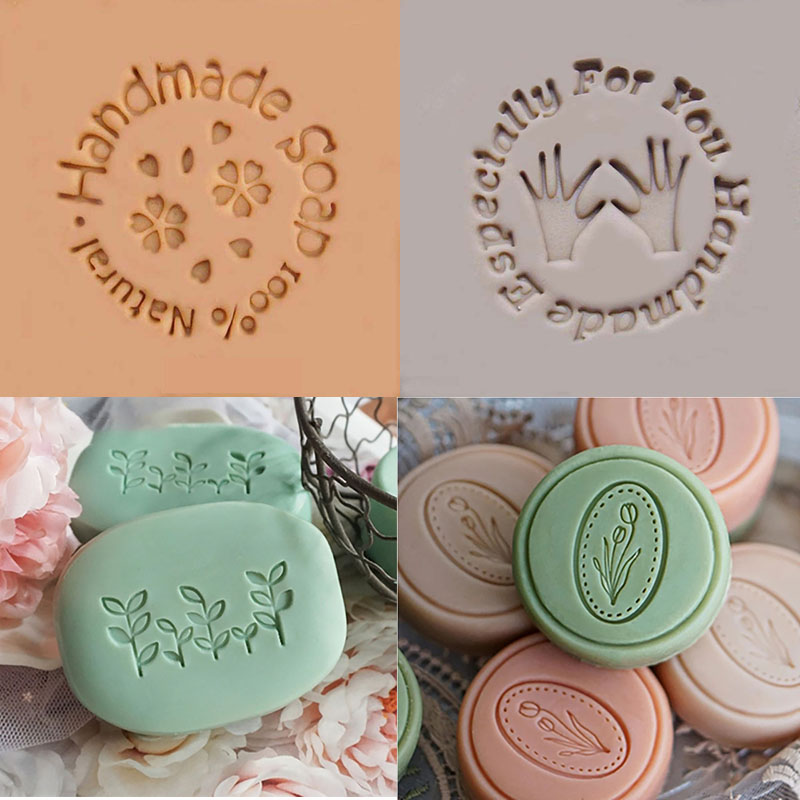 Soap Making Diy Kit - ส่วนบุคคลที่กําหนดเองแม่พิมพ์แสตมป์สบู่,ซีลซีลสําหรับ DIY,สบู่แฮนด์เมดทําอุปกรณ์,ชุดเครื่องมือ,ดอกไม้ตัวอักษรภาษาอังกฤษ Seri