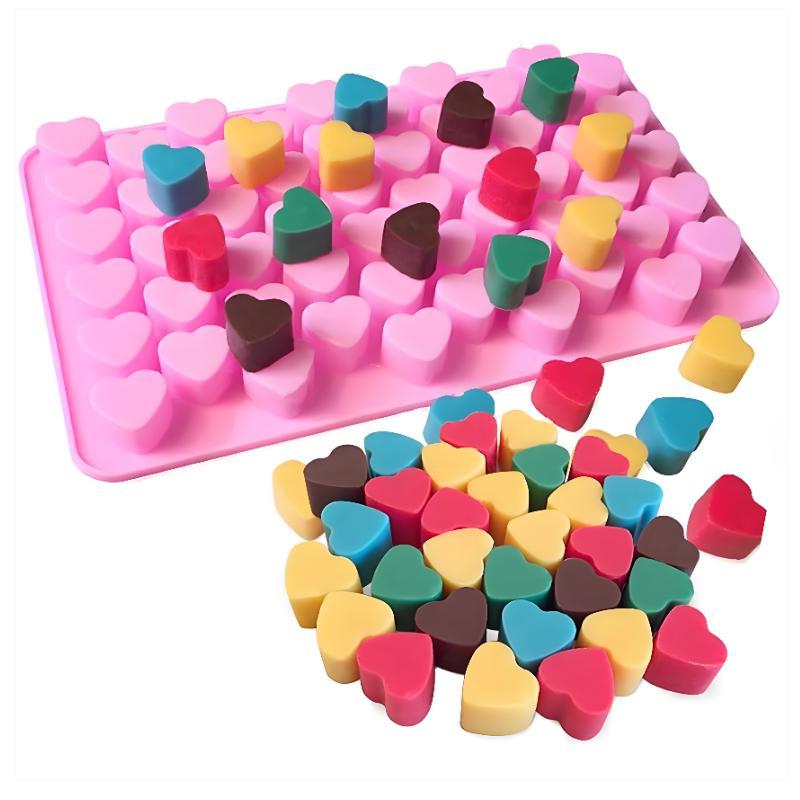 แม่พิมพ์เค้กซิลิโคนรูปหัวใจ 55 - Soap Making Organic บทวิจารณ์และราคา