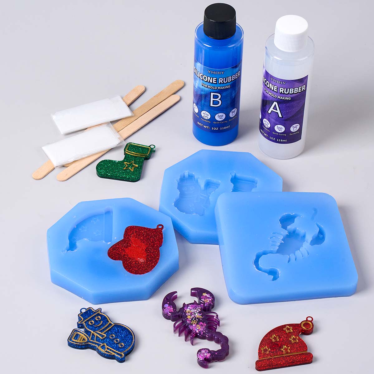 ชุดทำแม่พิมพ์ซิลิโคนขนาด 118 ม - Soap Making Diy Kit บทวิจารณ์และราคา
