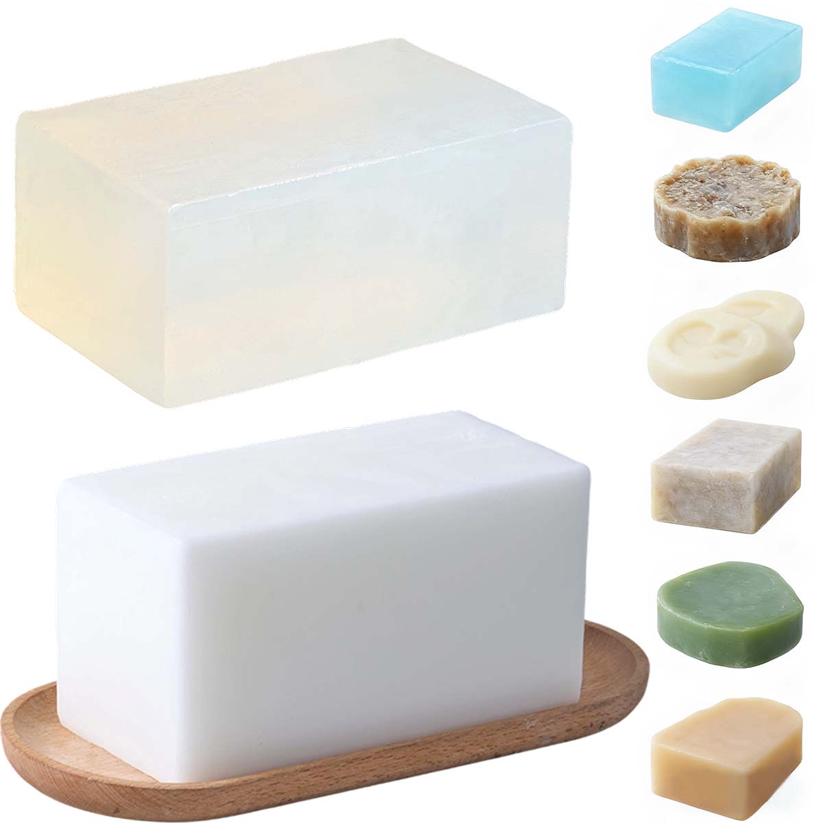 เบสสบู่กลีเซอรีนสีขาวใส ออร์แก - Soap Making Glycerin บทวิจารณ์และราคา