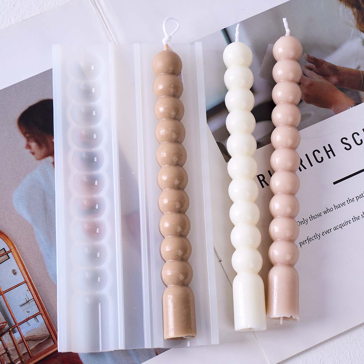 แม่พิมพ์ซิลิโคนสำหรับเทียนทรงแ - Soap Making Scents บทวิจารณ์และราคา