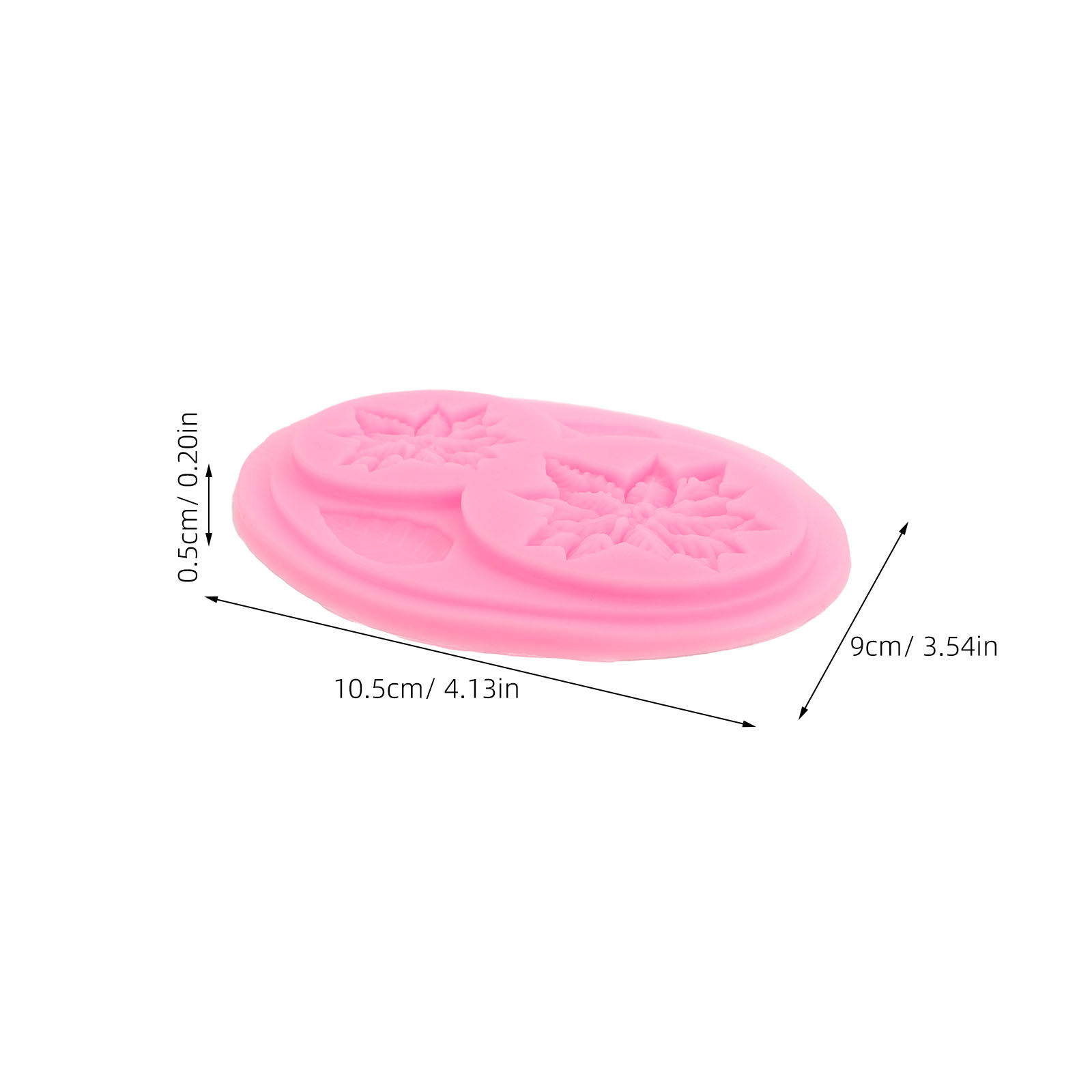 แม่พิมพ์ซิลิโคนลายดอกไม้ 2 ชิ้ - Soap Making Ins บทวิจารณ์และราคา