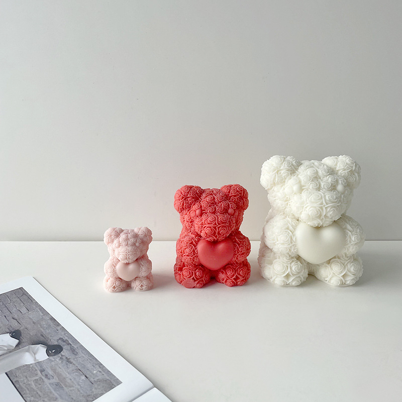 วันวาเลนไทน์ Love Rose หมี 3D  - Soap Making Scents บทวิจารณ์และราคา