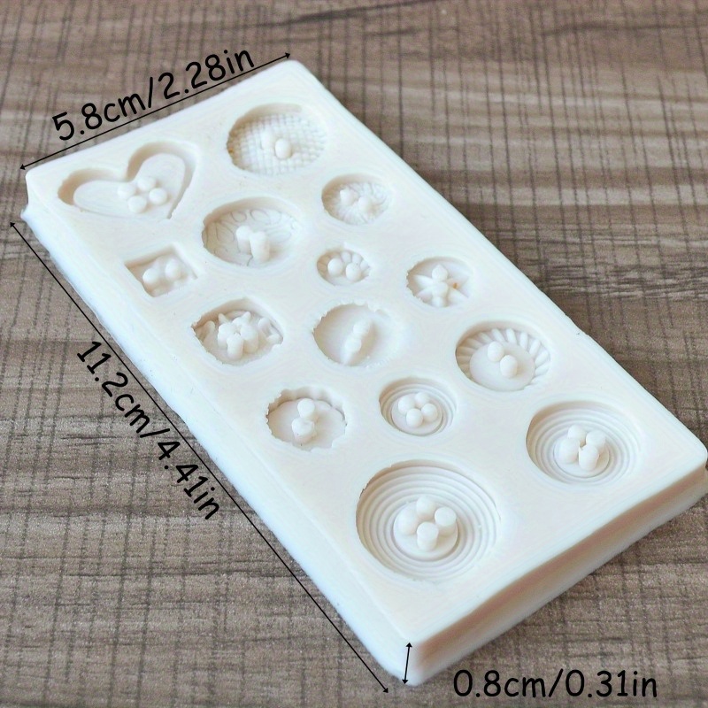 แม่พิมพ์ซิลิโคนรูปทรงกระดุม แม - Soap Making Organic บทวิจารณ์และราคา