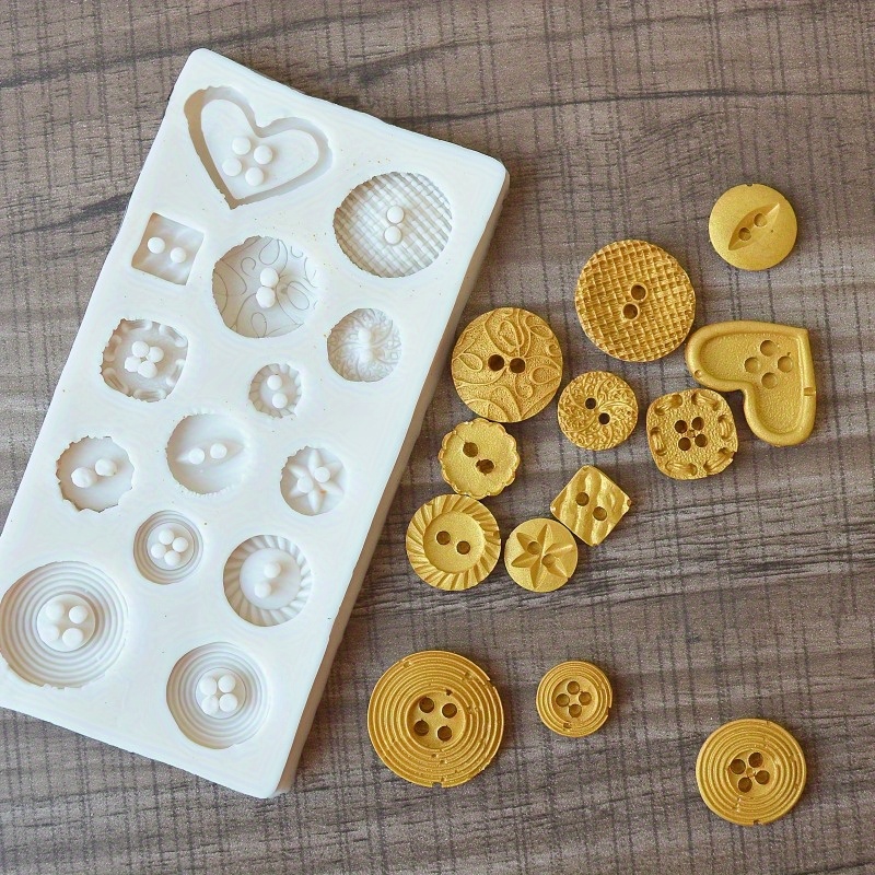 แม่พิมพ์ซิลิโคนรูปทรงกระดุม แม - Soap Making Organic บทวิจารณ์และราคา