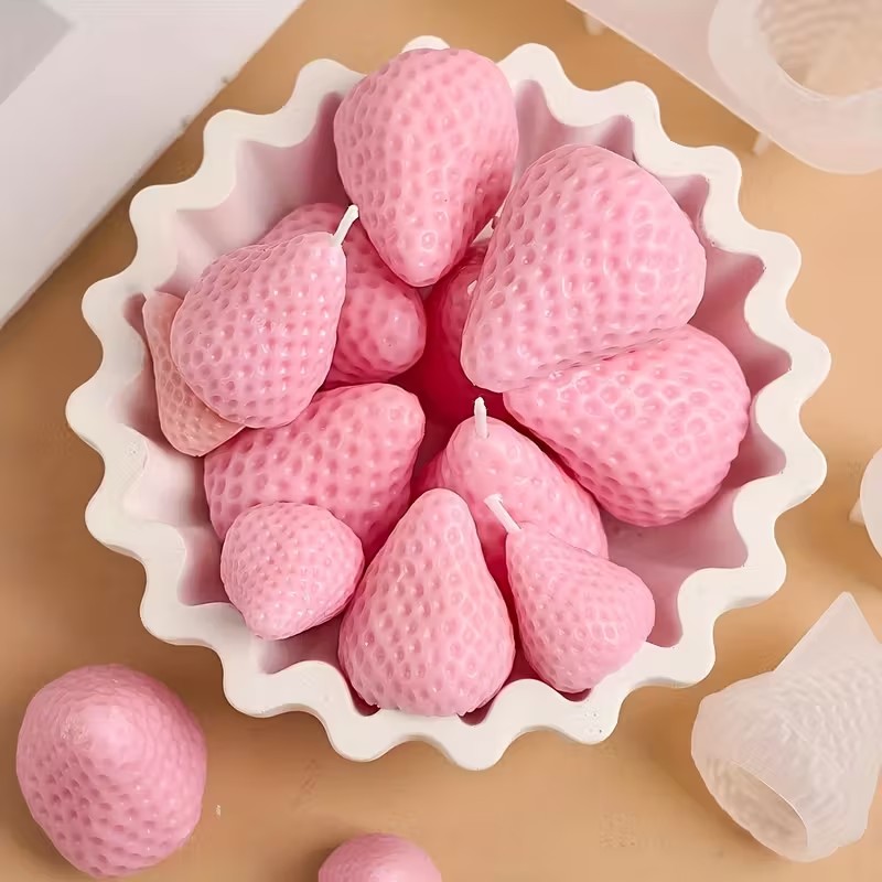 แม่พิมพ์เทียนซิลิโคนรูปสตรอว์เ - Soap Making Ins บทวิจารณ์และราคา