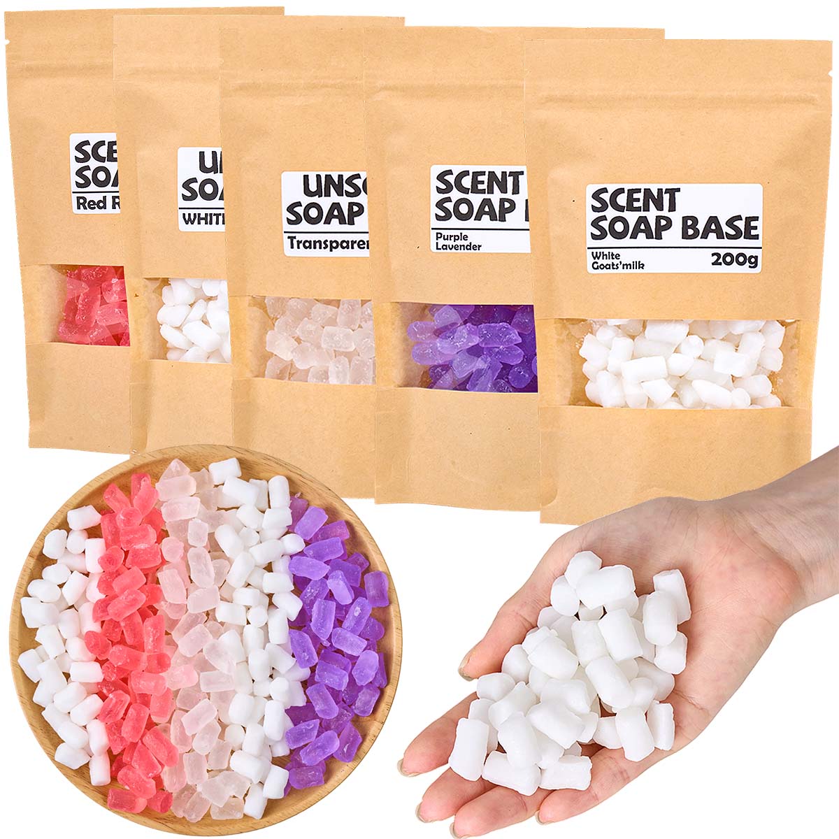 เบสสบู่กลีเซอรีนสี 200 กรัม สำ - Soap Making Glycerin บทวิจารณ์และราคา