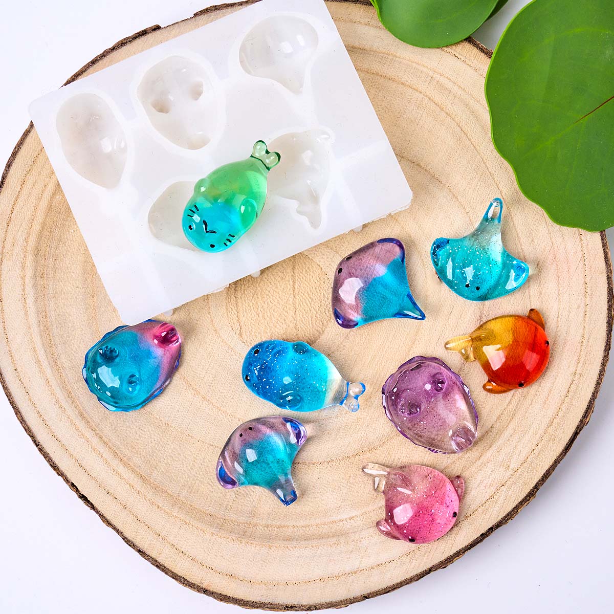 แม่พิมพ์ซิลิโคนรูปปลากระเบน 3  - Soap Making Organic บทวิจารณ์และราคา