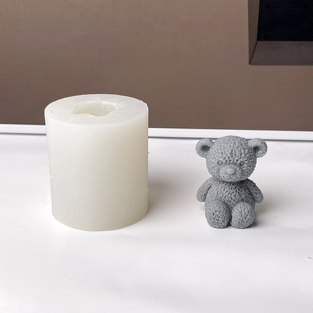 3D น่ารักหมีเทียนทําแม่พิมพ์ M - Soap Making Scents บทวิจารณ์และราคา