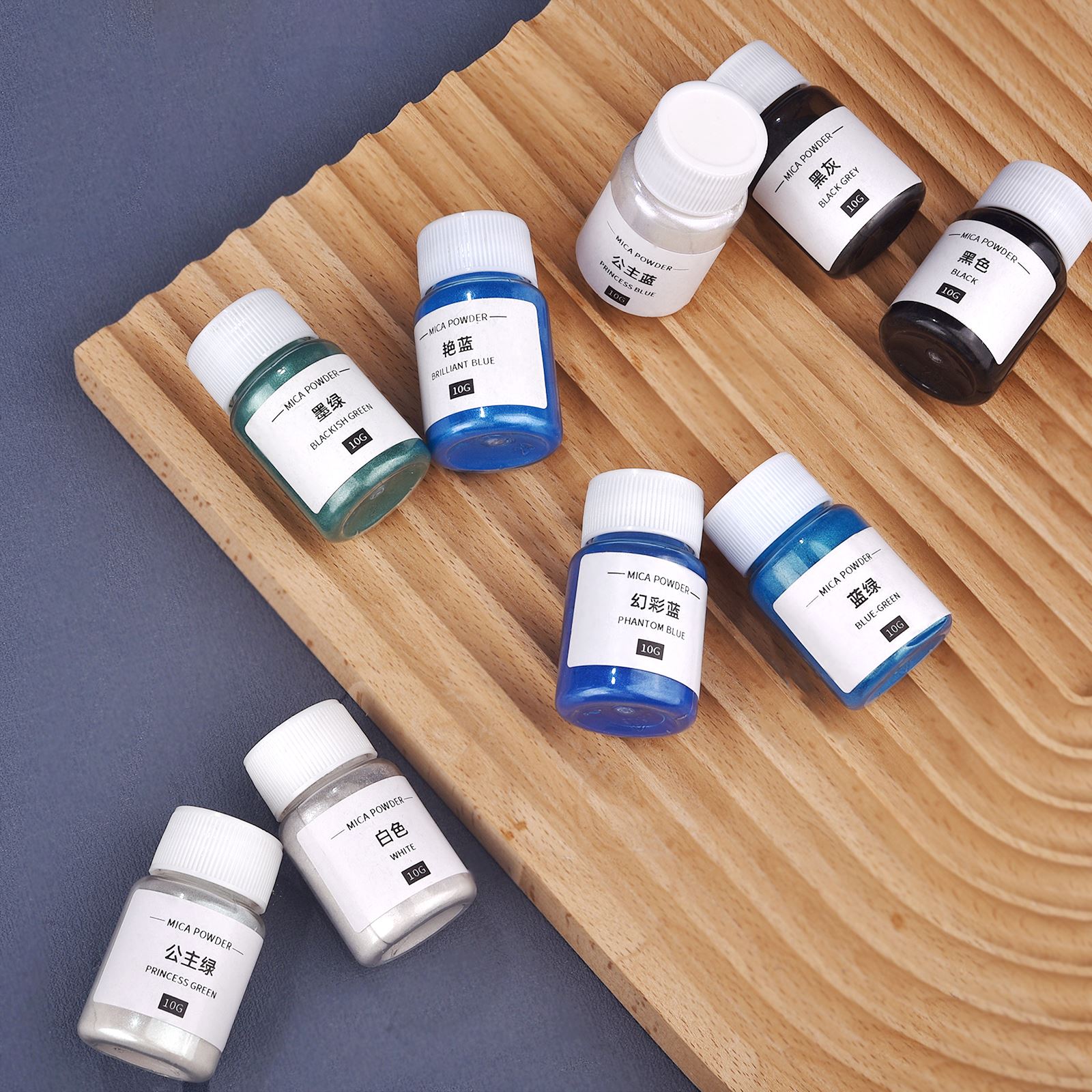 10กรัมผงสีประกายมุกผงเรซินสีย้ - Soap Making Ins บทวิจารณ์และราคา