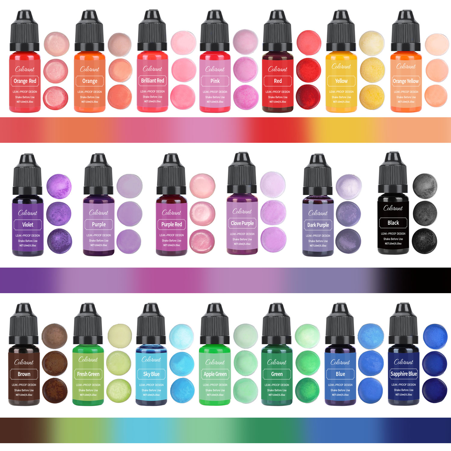 เทียนสีย้อมชุดของเหลวสีPigment - Soap Making Diy Kit บทวิจารณ์และราคา
